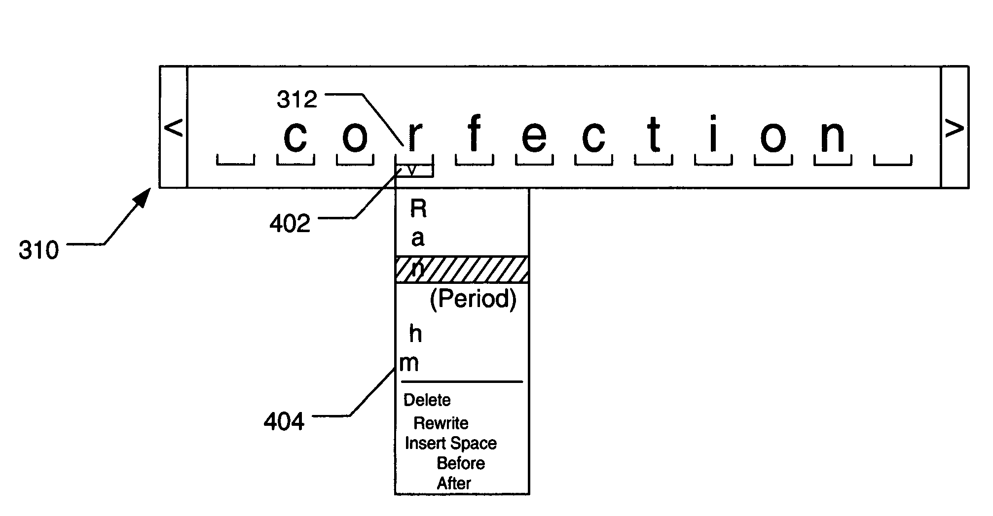 Ink correction pad