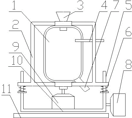 Equipment and process for producing sulphuric acid by utilizing calcium sulphate