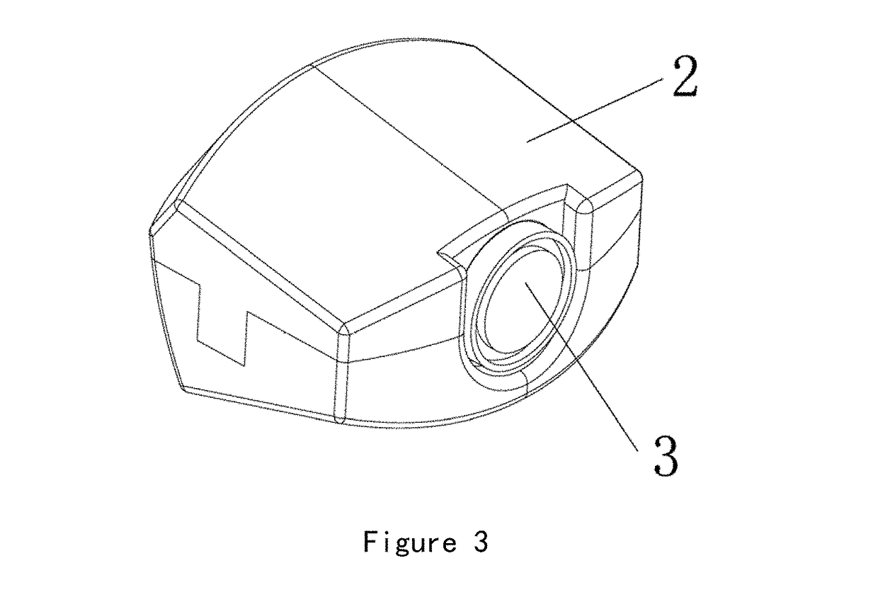 Helmet with sports camera