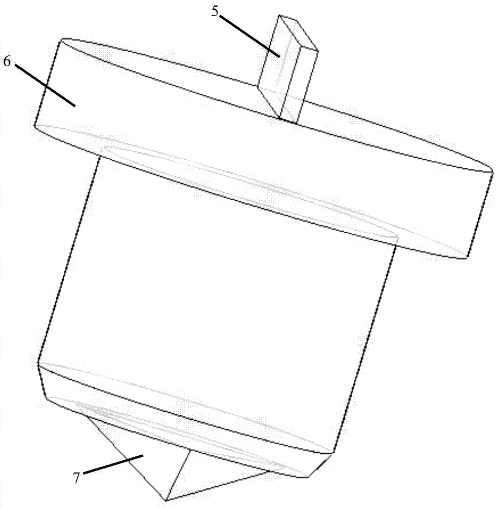 Ice nano-grade indentation sample bench and related experiment method