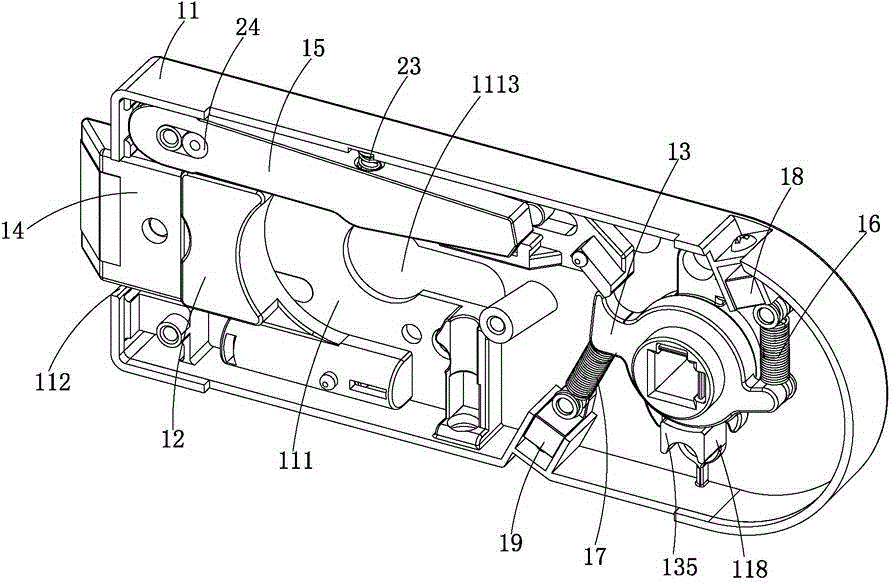 Locking-type glass door lock