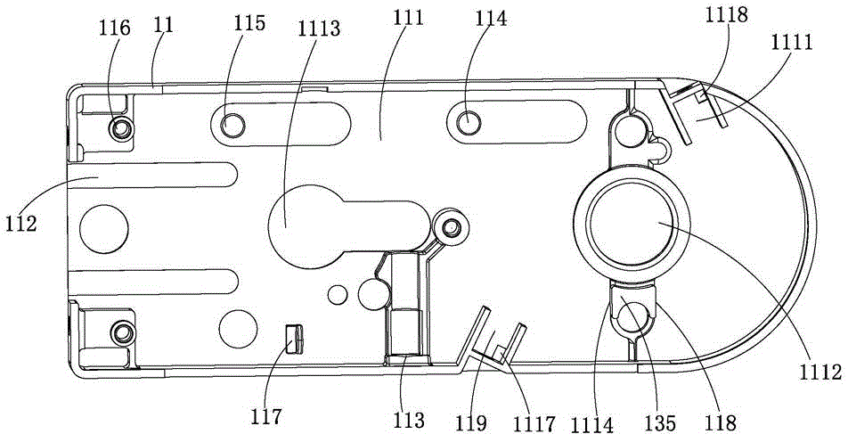 Locking-type glass door lock