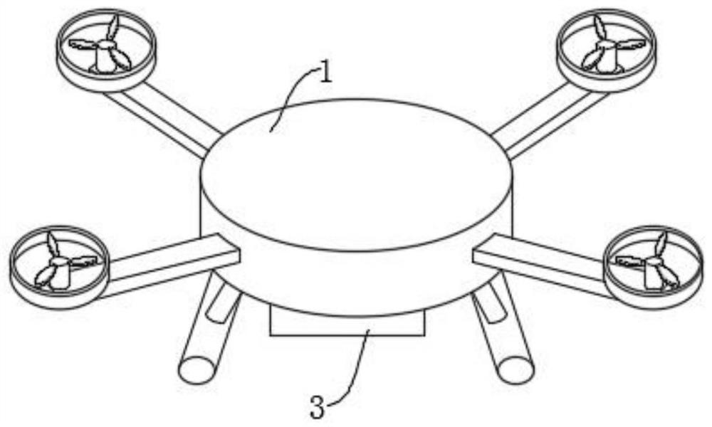 Self-correcting integrated unmanned equipment carrying hyperspectral remote sensing system