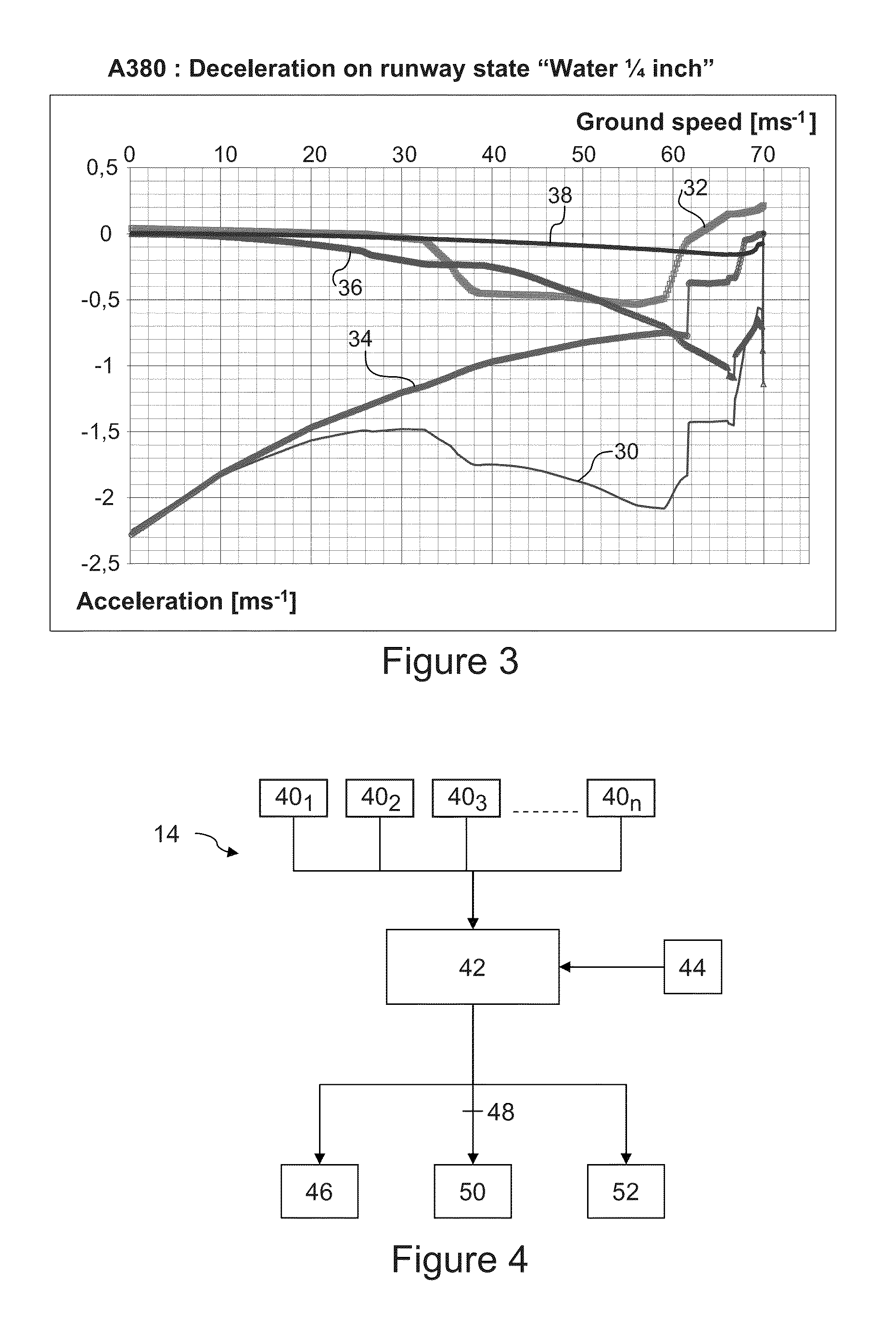 Device and process for determining a runway state, aircraft including such a device and piloting assistance system using said runway state