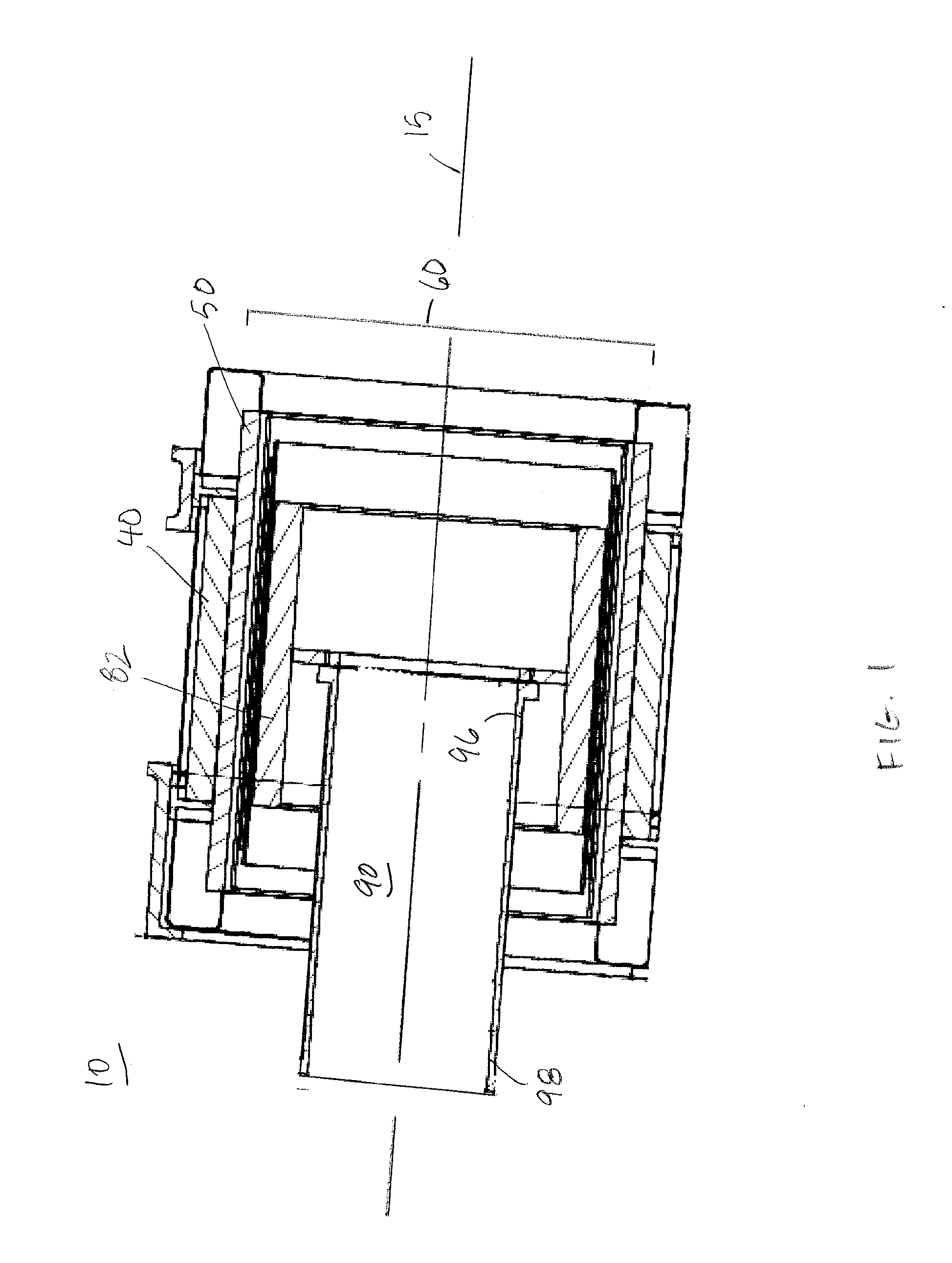 Torque support member for rotating electrical machine