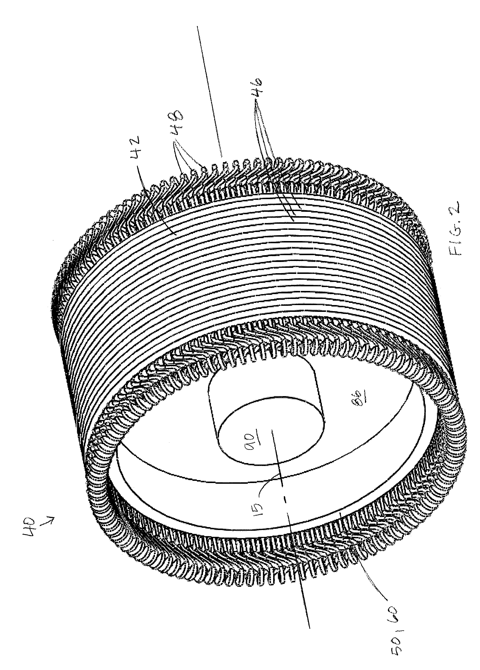 Torque support member for rotating electrical machine