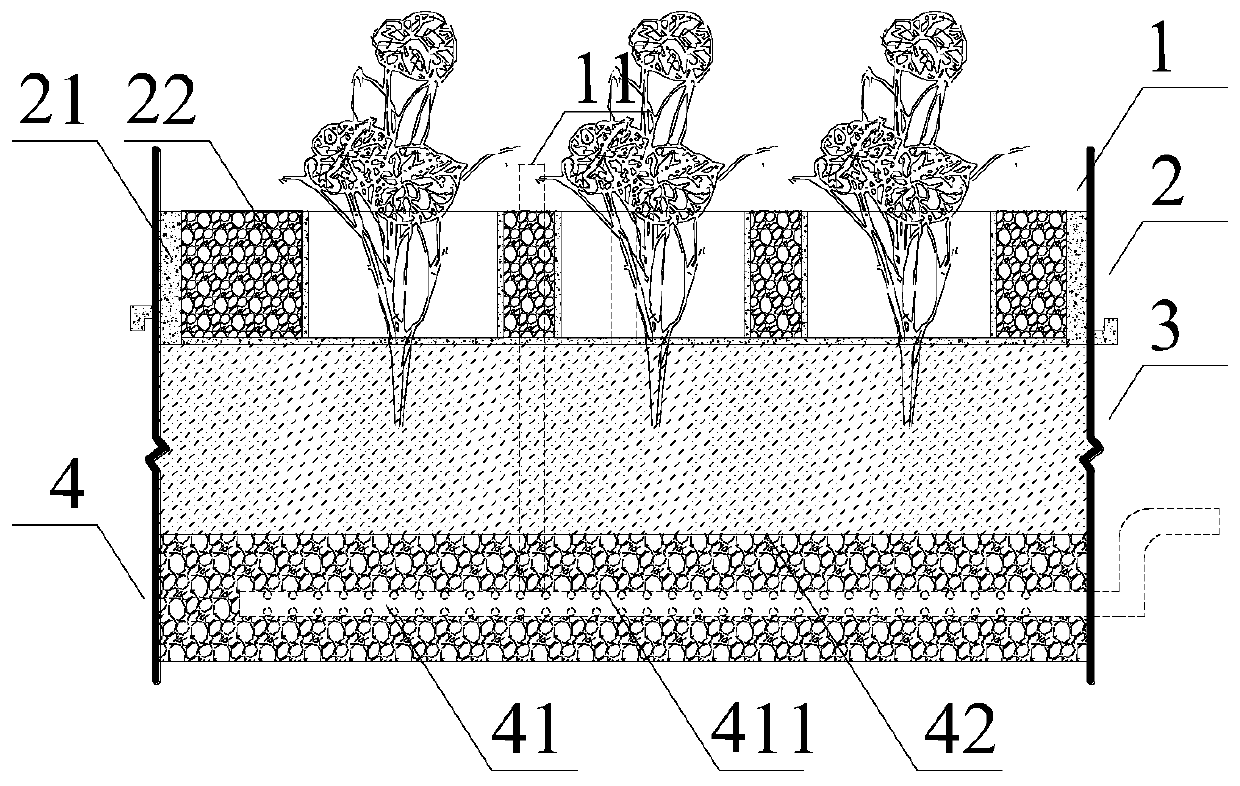 A rainwater runoff inverted biological retention purification device and method