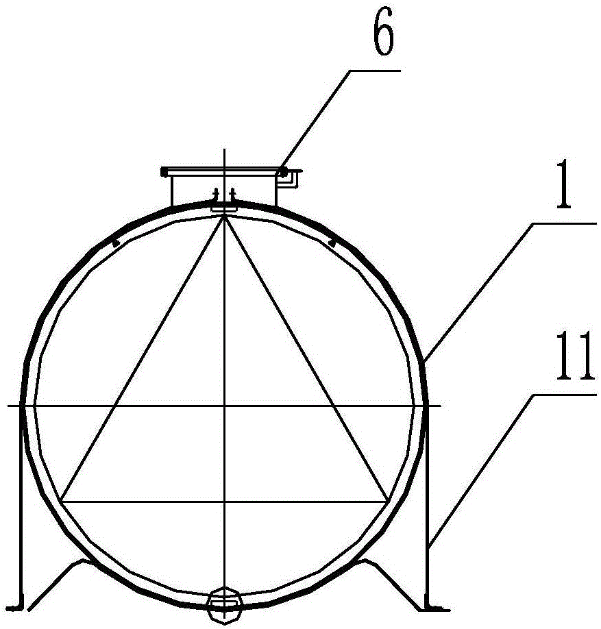 Underground double-layered oil tank and preparation method thereof