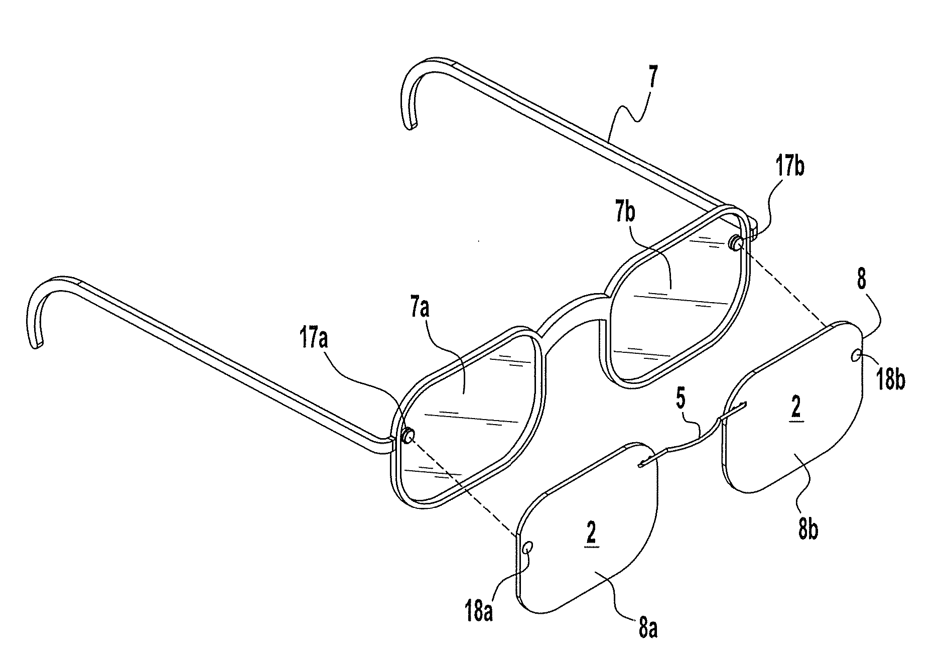 Attachable magnetic eyeglasses and method of making same