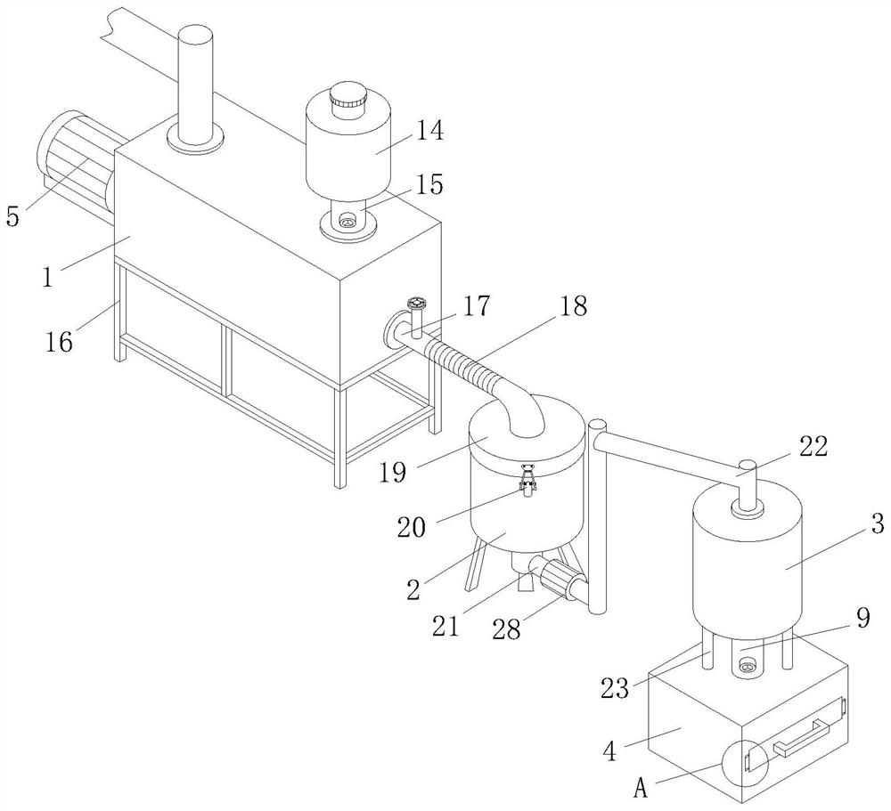 Waste residue and wastewater treatment equipment and treatment method for radix puerariae processing