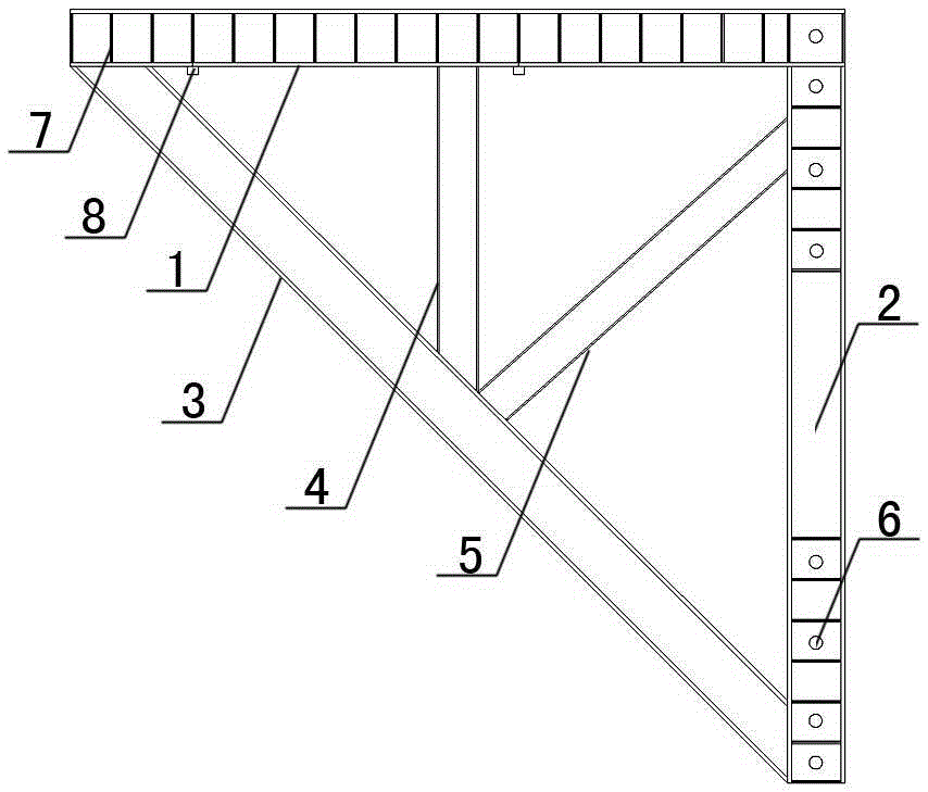 Sectional steel tripod and scaffolding system in a cantilevered scaffolding