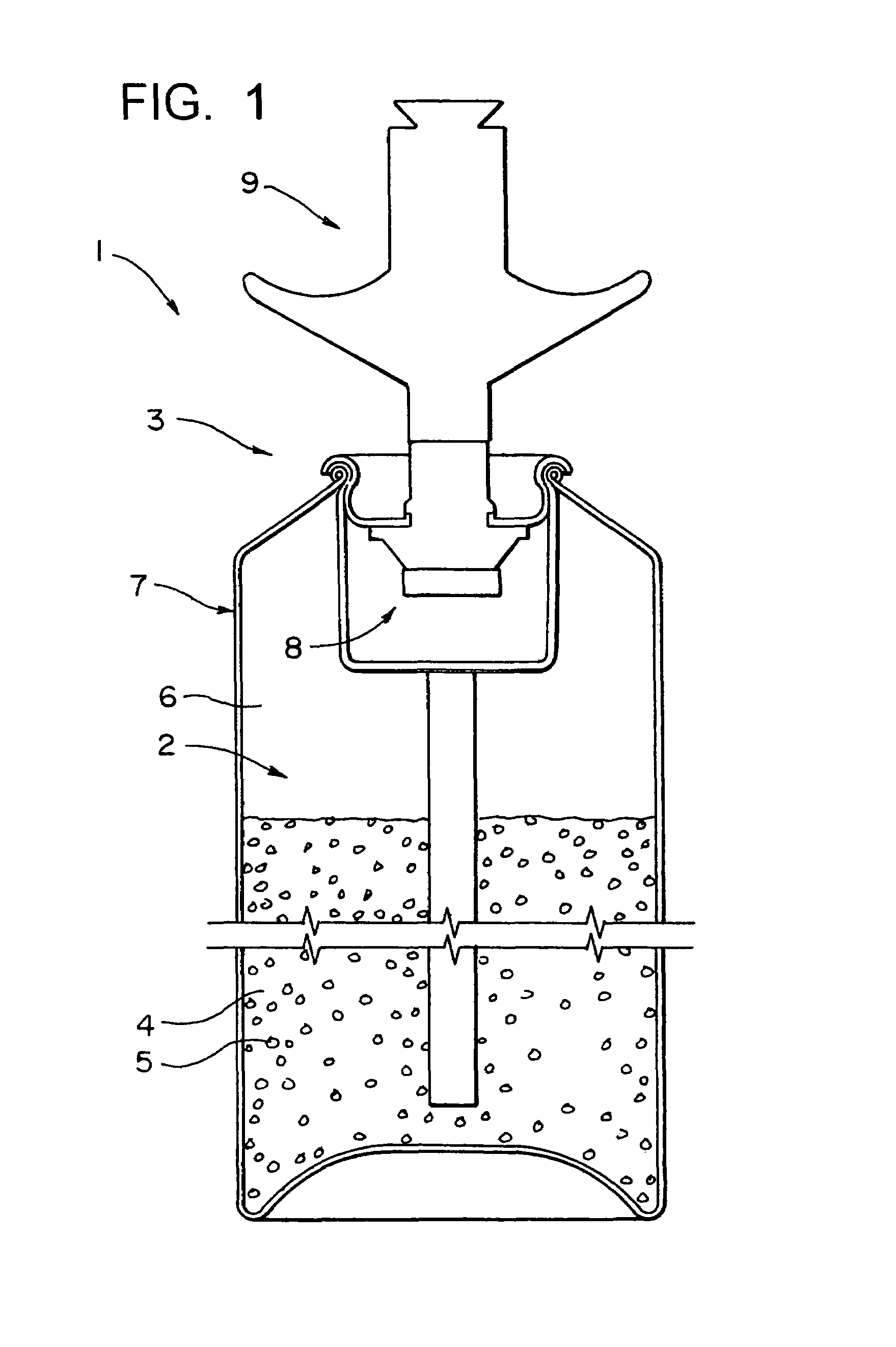 Aerosol spray texture apparatus for a particulate containing material