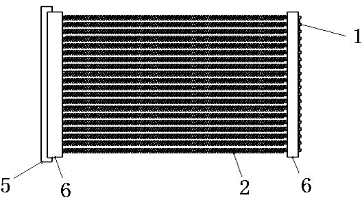 Front wall heating surface structure of CDQ (Coke Dry Quenching) waste heat boiler