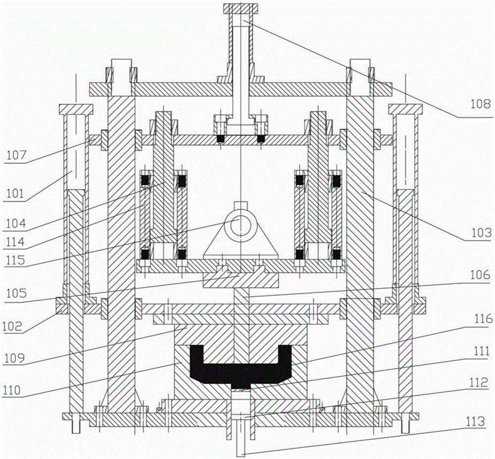 A large vibration force, large amplitude vibration squeeze casting method and casting device