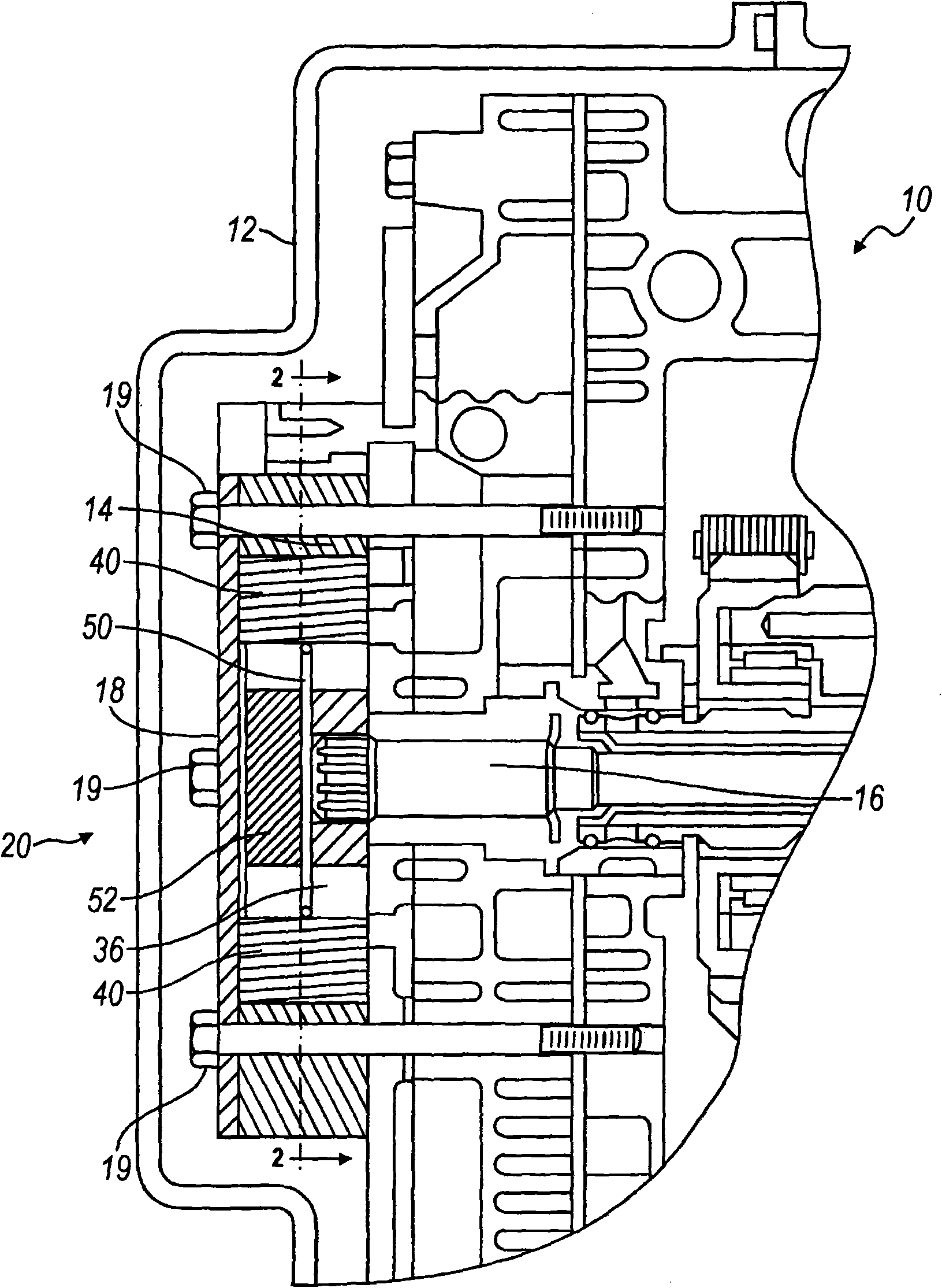 Self-priming vane pump