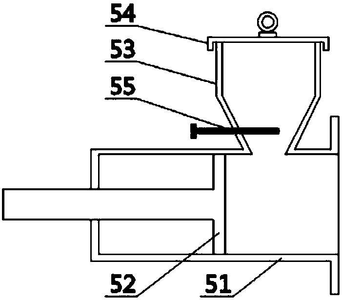 Vertical multidirectional heating organic solid waste pyrolysis device