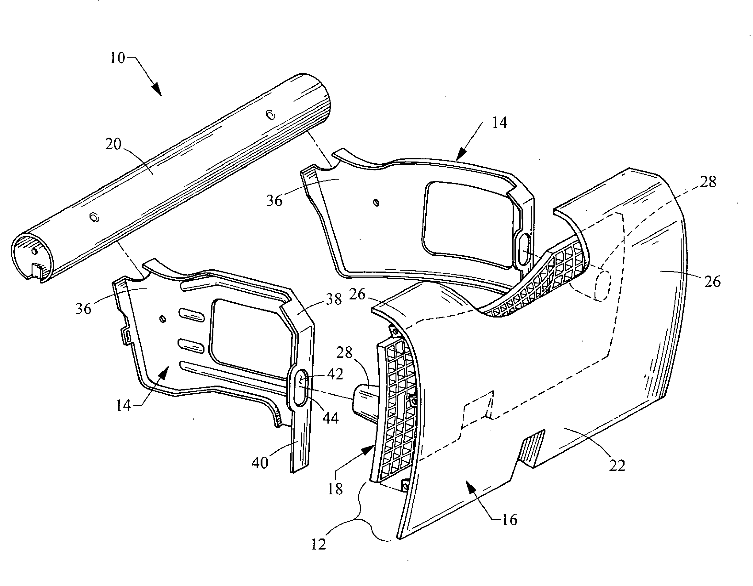 Knee bolster assembly