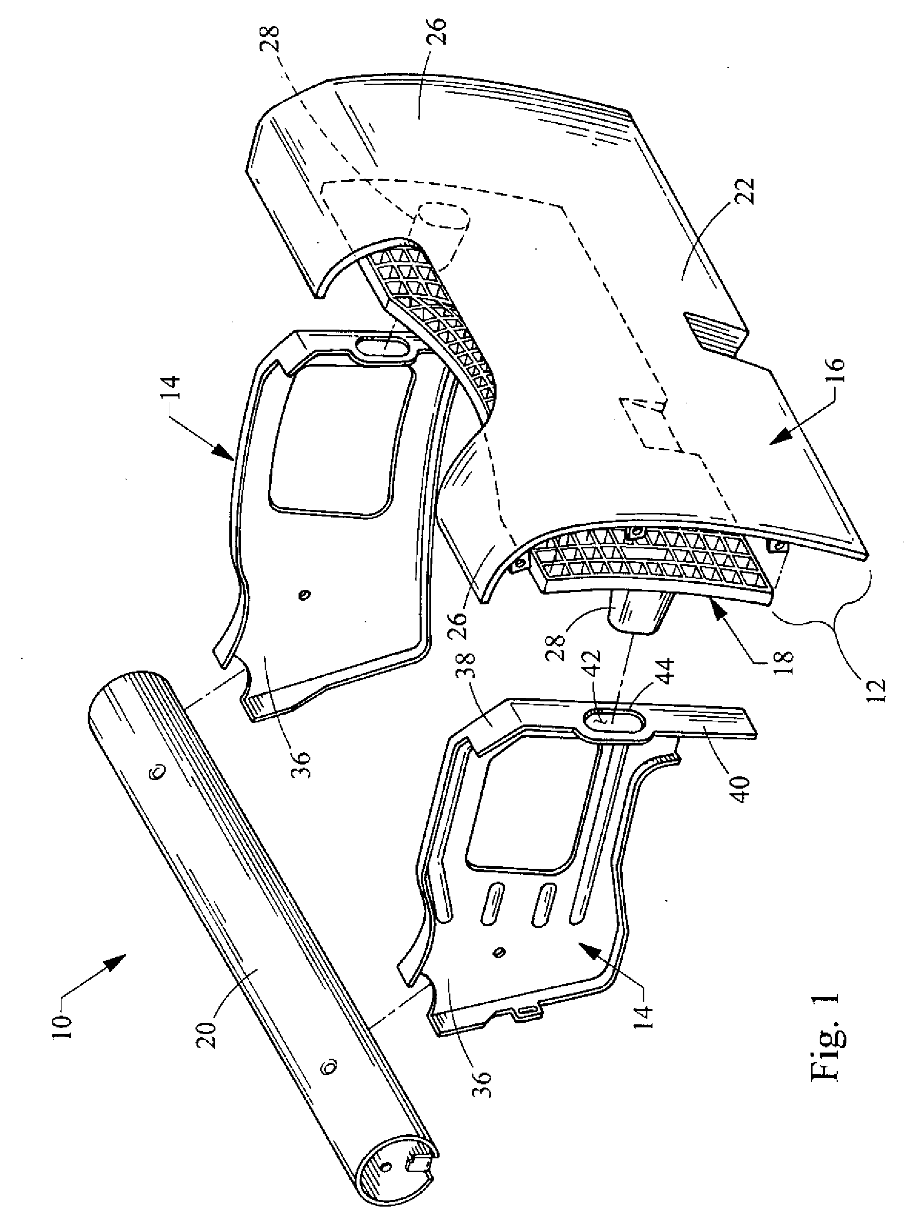 Knee bolster assembly