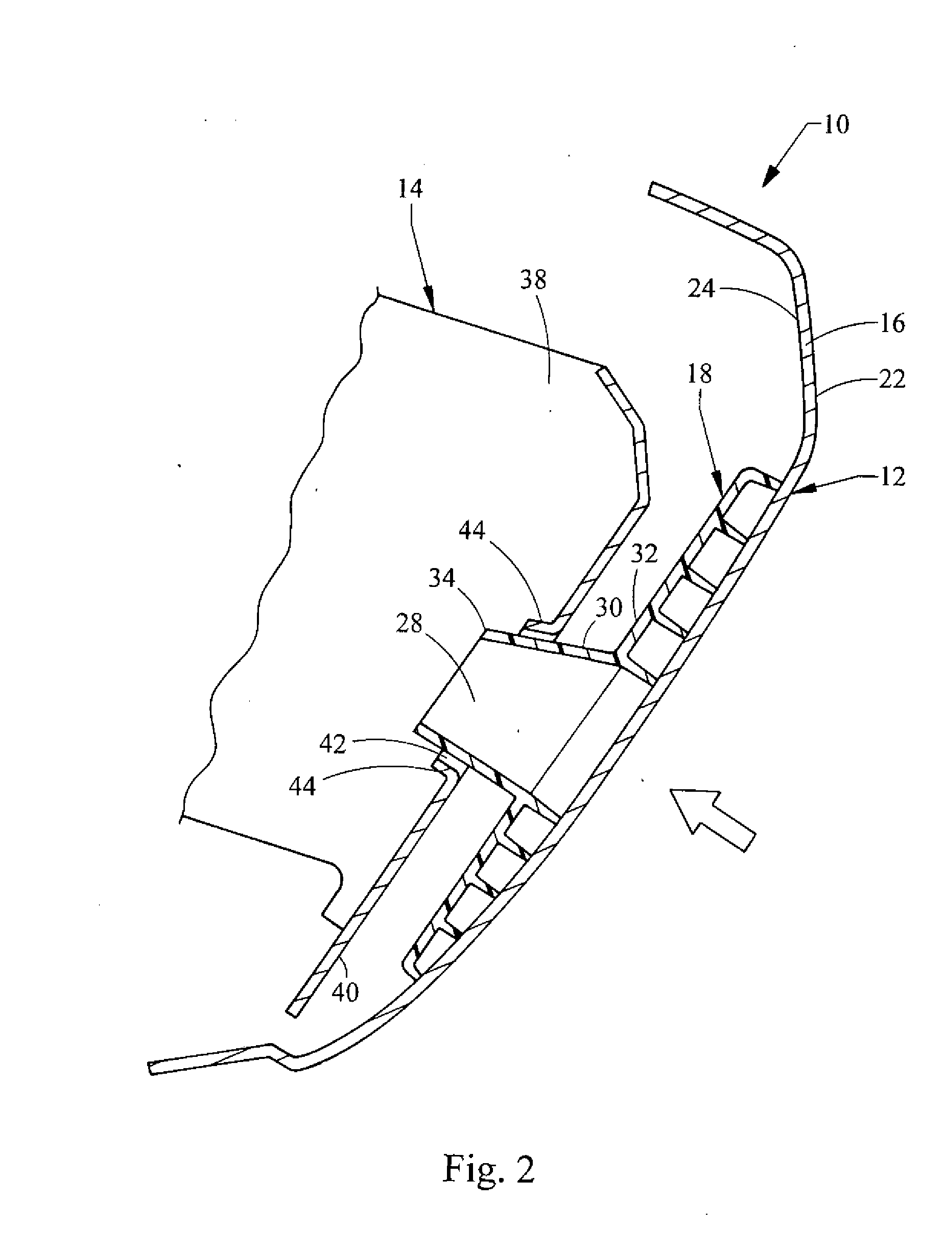 Knee bolster assembly