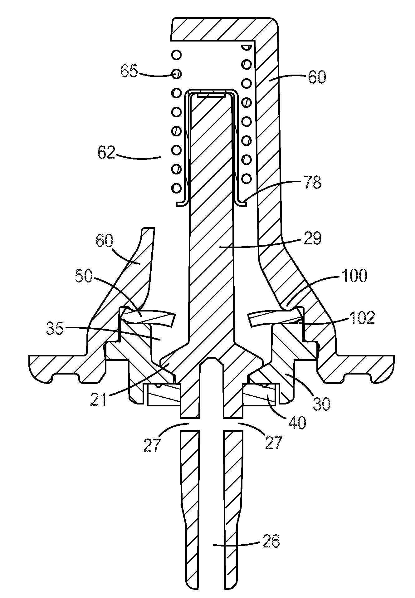 Metered dose valve