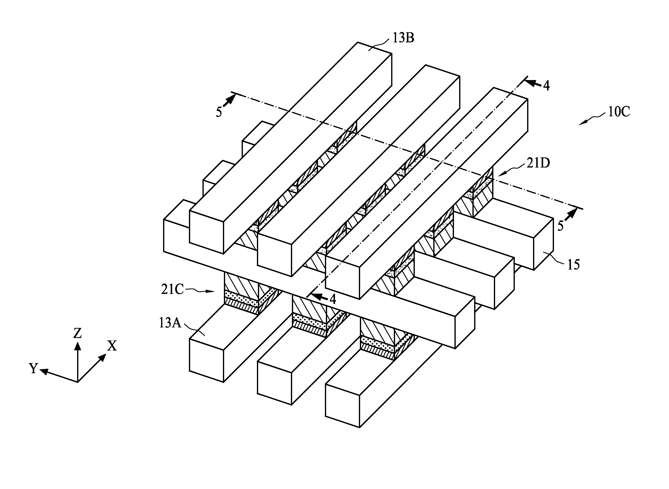 Vertically stackable NAND flash memory