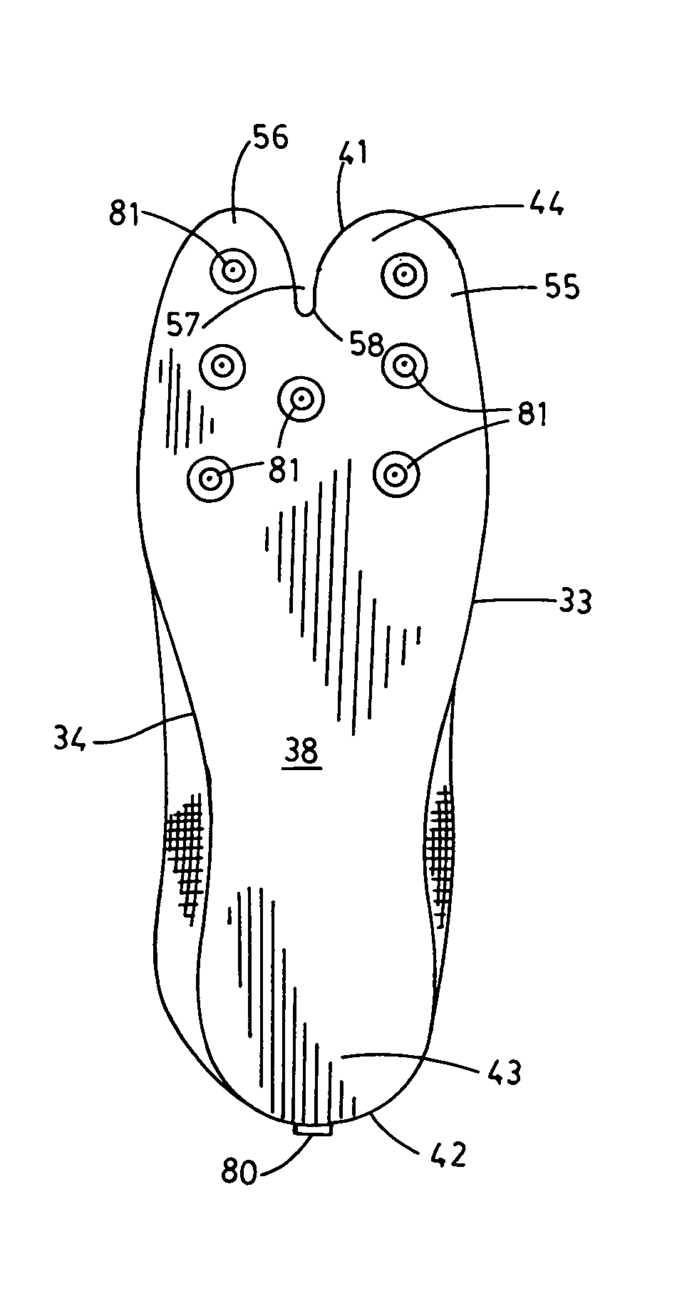 Apparatus for use in footwear and the like