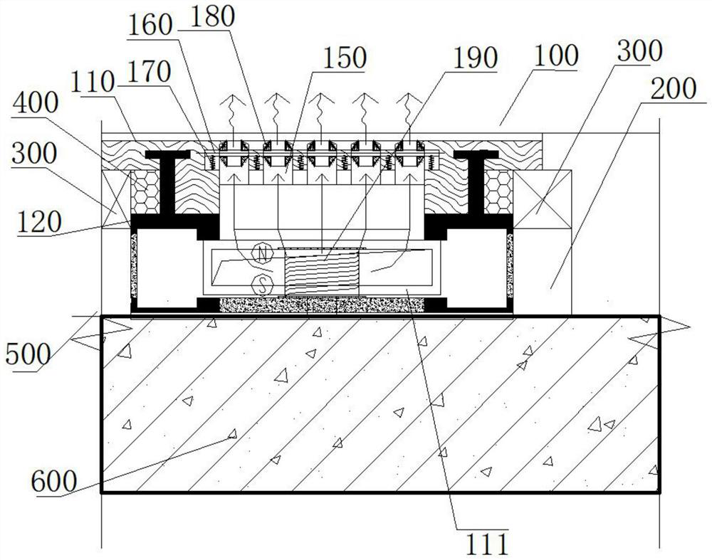 Inflatable floor, fresh air system and house