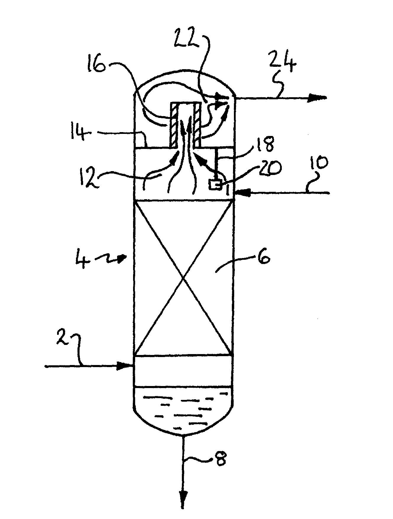 Removal of acid mists