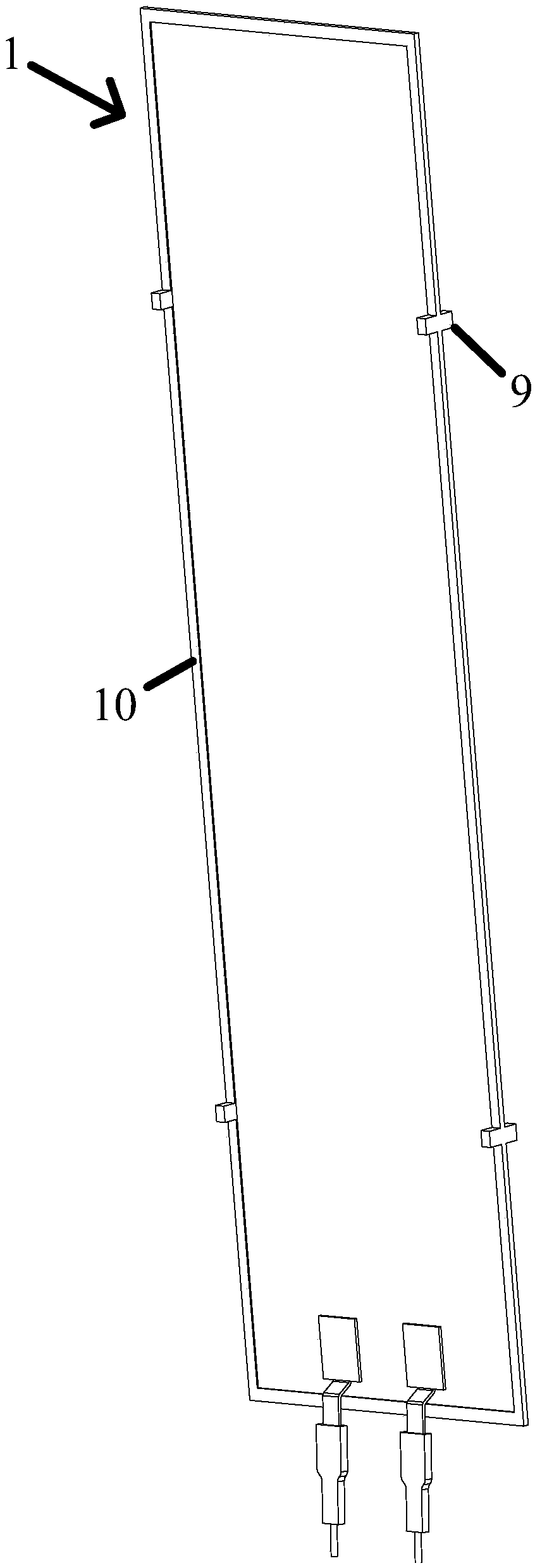 Electrical heating film warmer and assembly method of warmer