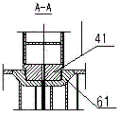 Telescopic outrigger device for tunnel bridge erecting machine