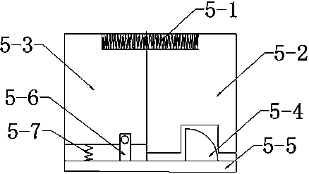 Movable spring buckle handle for bus