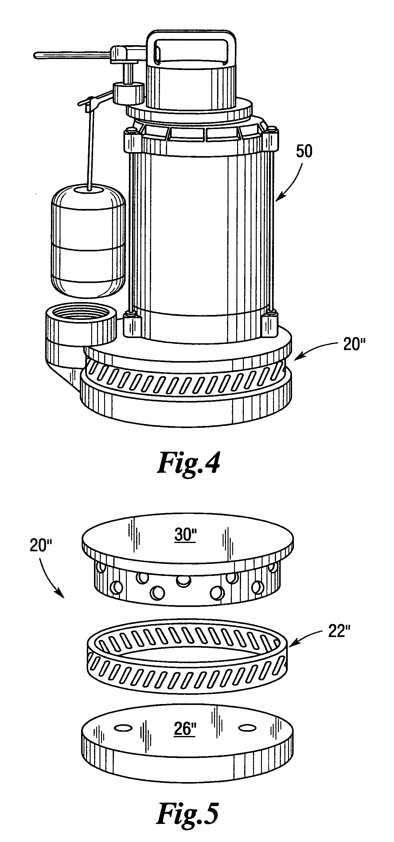 Self-clearing strainer for fluid intake