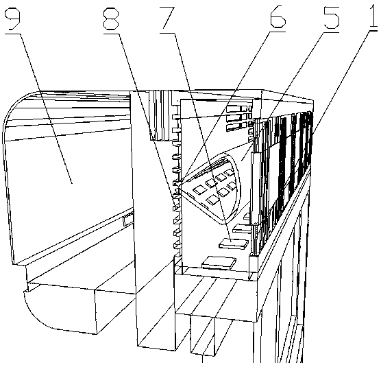 Air volume multiplier fresh air duct suitable for integrated air-conditioning window