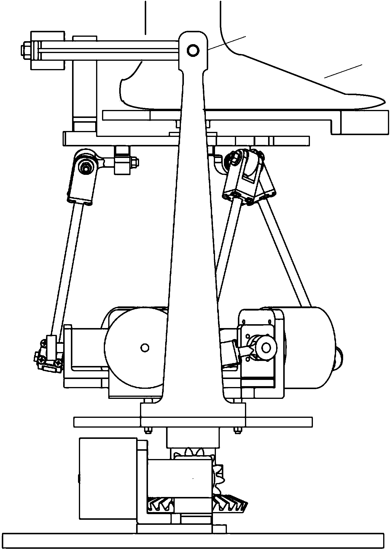 Ankle joint rehabilitation device