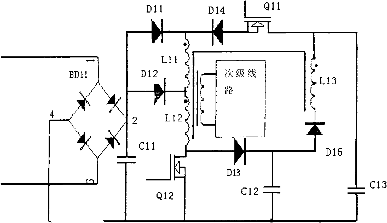 High-power factor correcting circuit