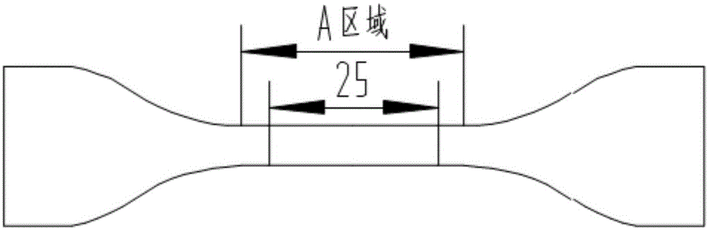 Adjustable clamp for rubber tensile set test