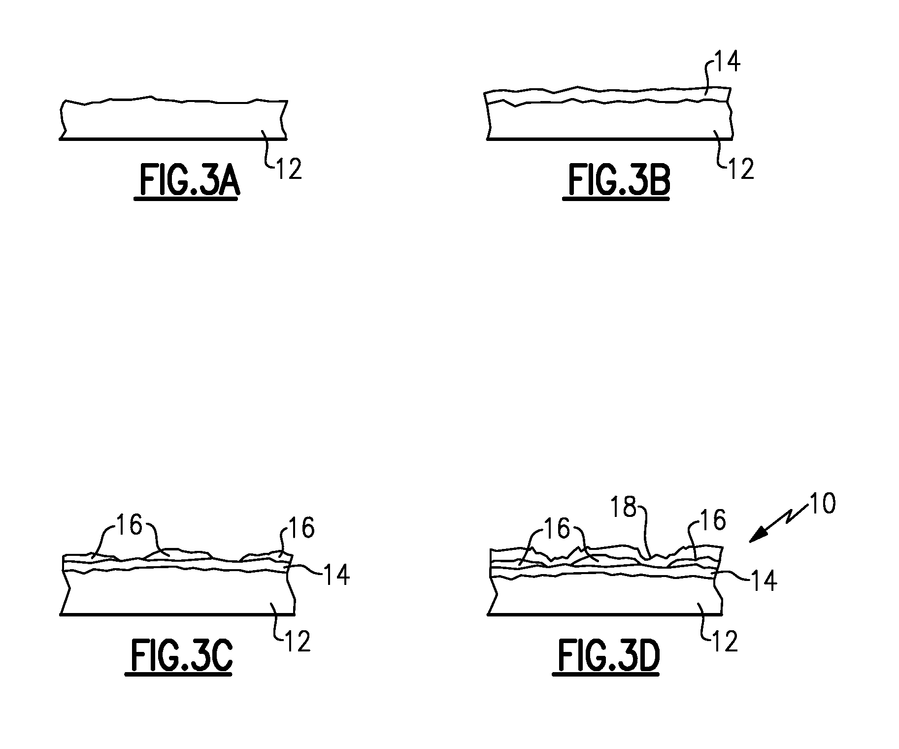 Platinum-palladium catalyst with intermediate layer