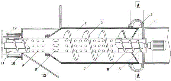 Solid-liquid separator for sanitation vehicles