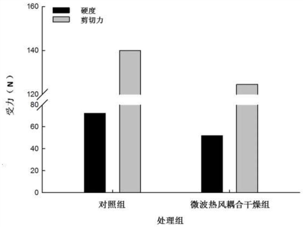 Microwave-hot air coupled dried beef jerky production method