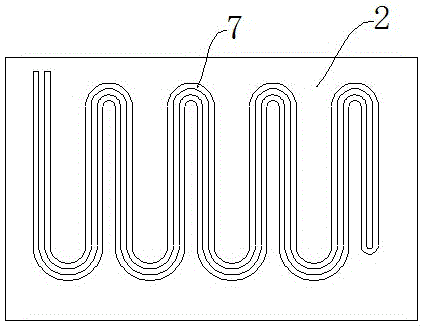 Electric heating writing pad and production method thereof