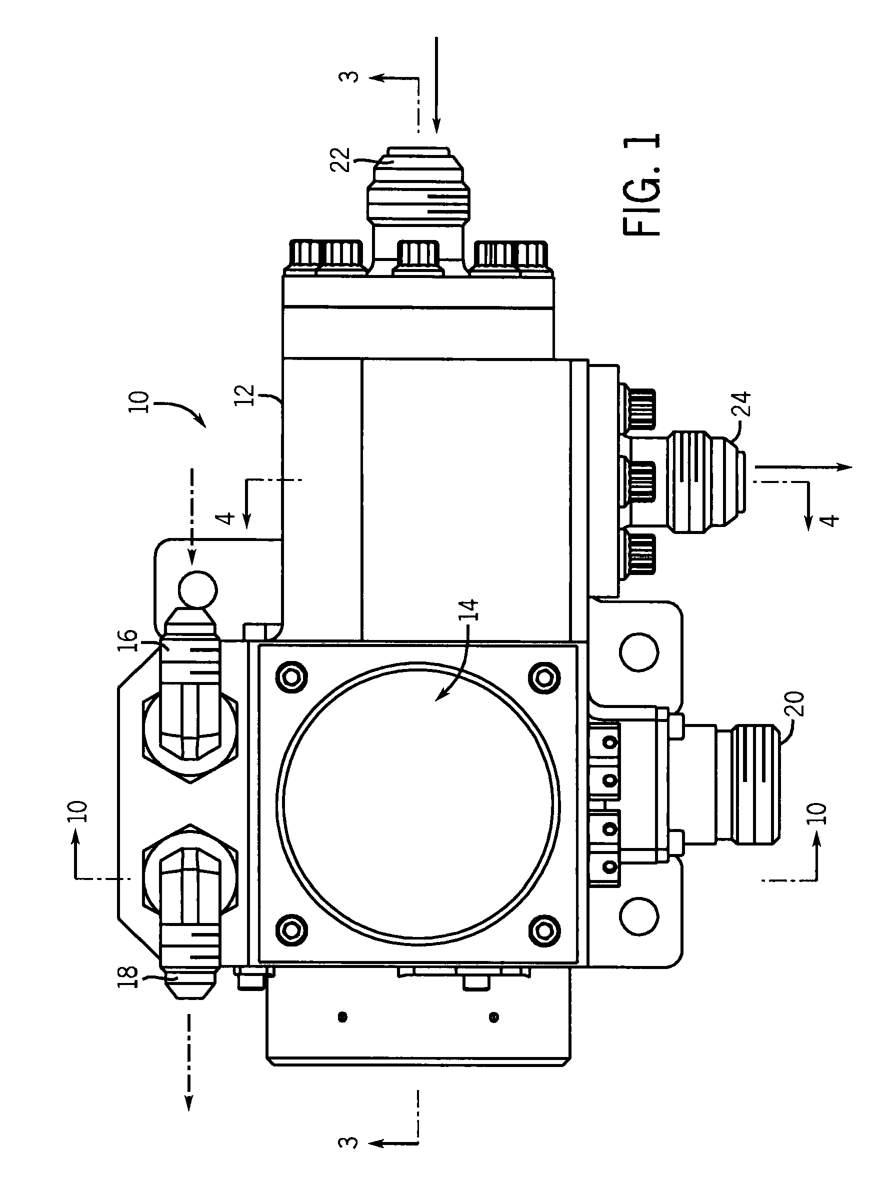 Reverse flow fueldraulic valve