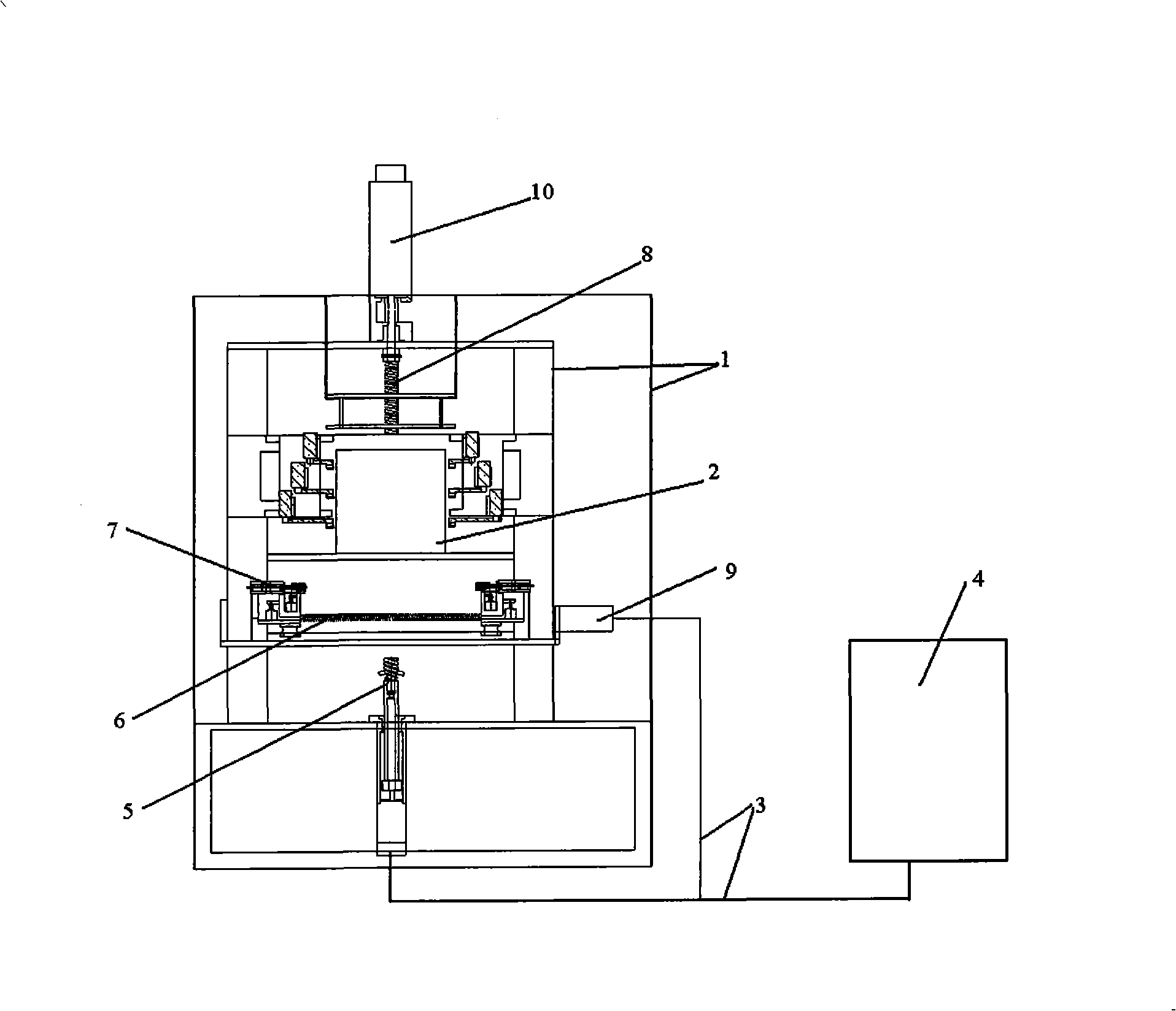 Automatic manufacturing device for spiral tube and producing method