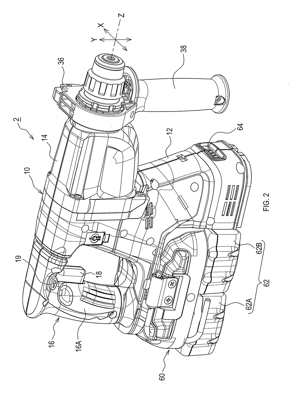 Electric working machine, and method for determining load-imposed state of electric working machine