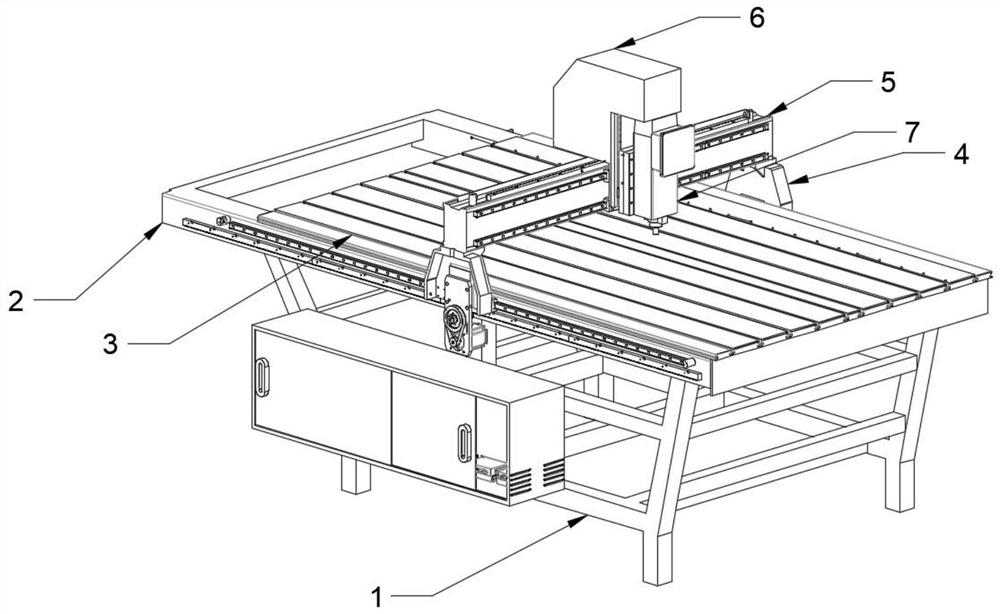 Numerical control drilling machine intelligent protection device capable of preventing scrap iron from splashing