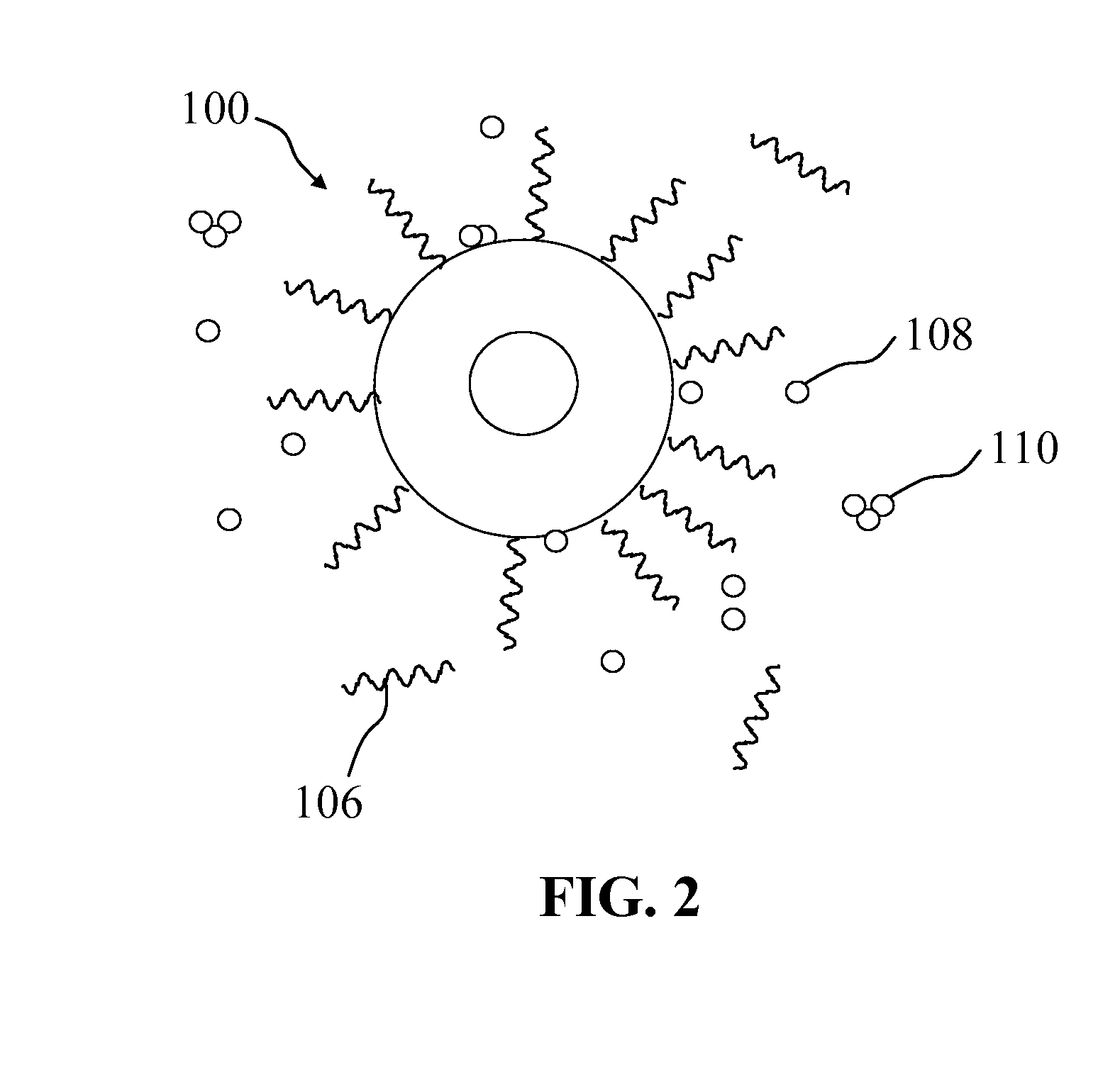 Light-emitting nanocomposite particles