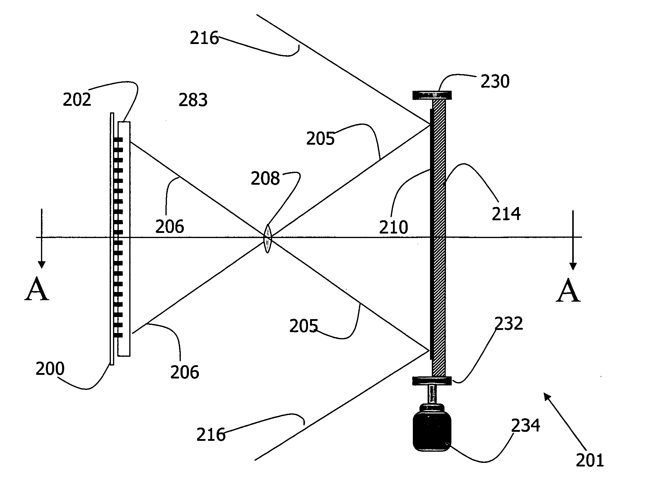 Digital camera with non-uniform image resolution