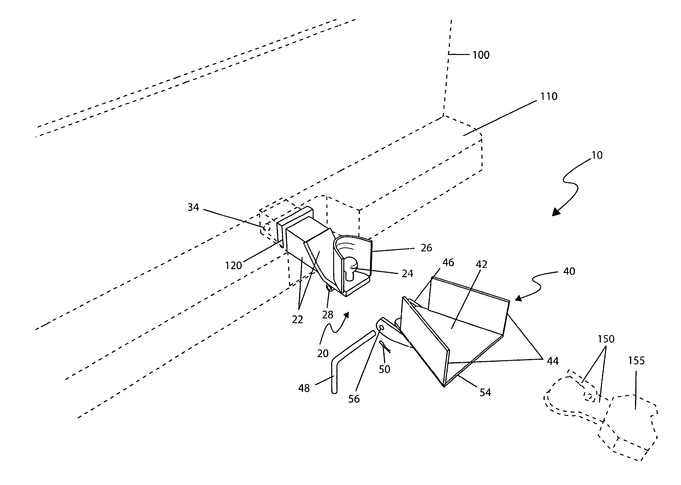 Vehicle-to-trailer hitch guide and system of use therefor