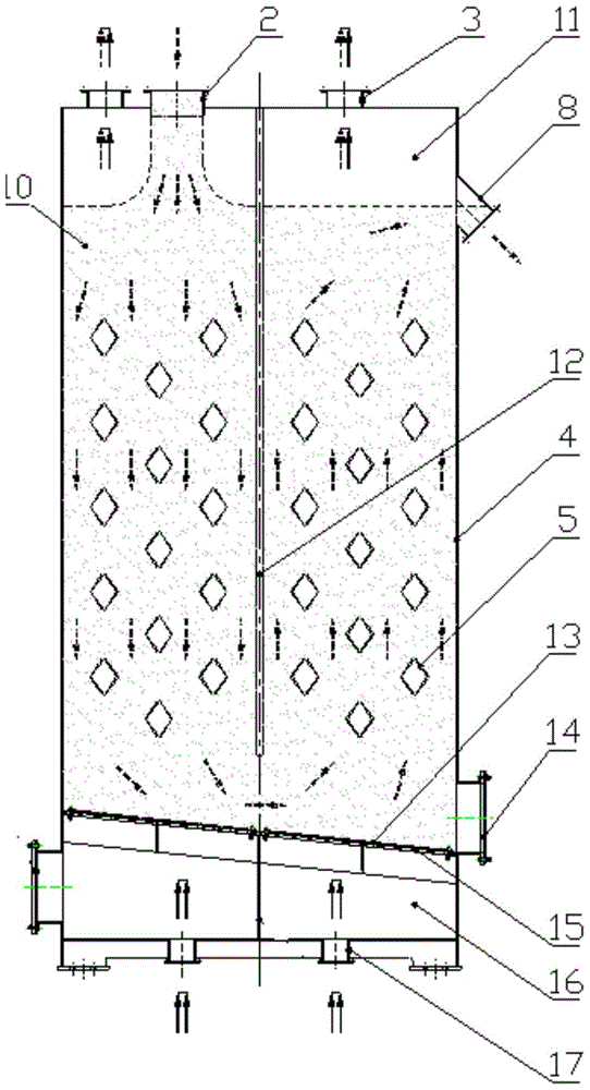 Pipeline heat transfer air cooler for powder