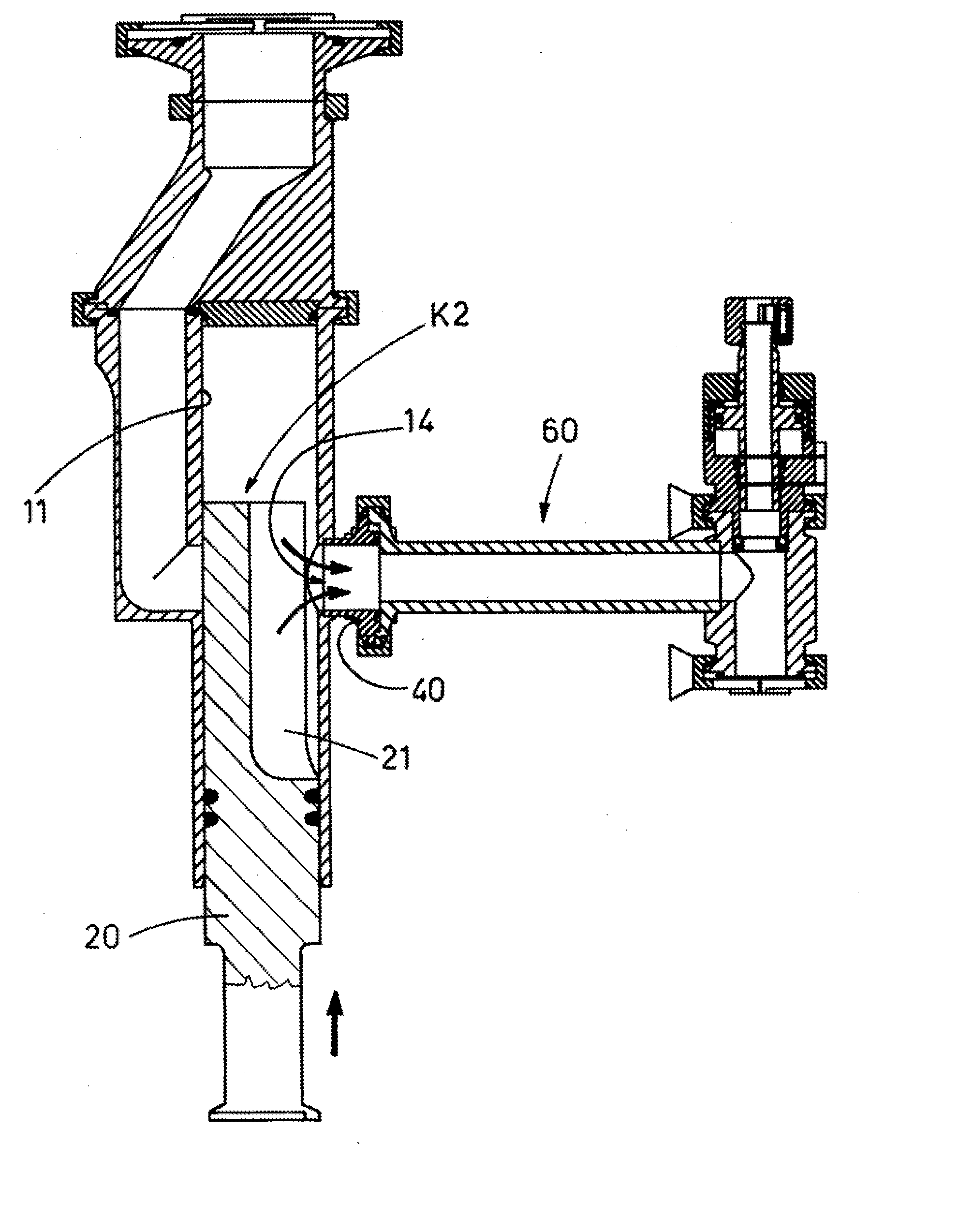 Device For Delivering Paste Substances Into Containers