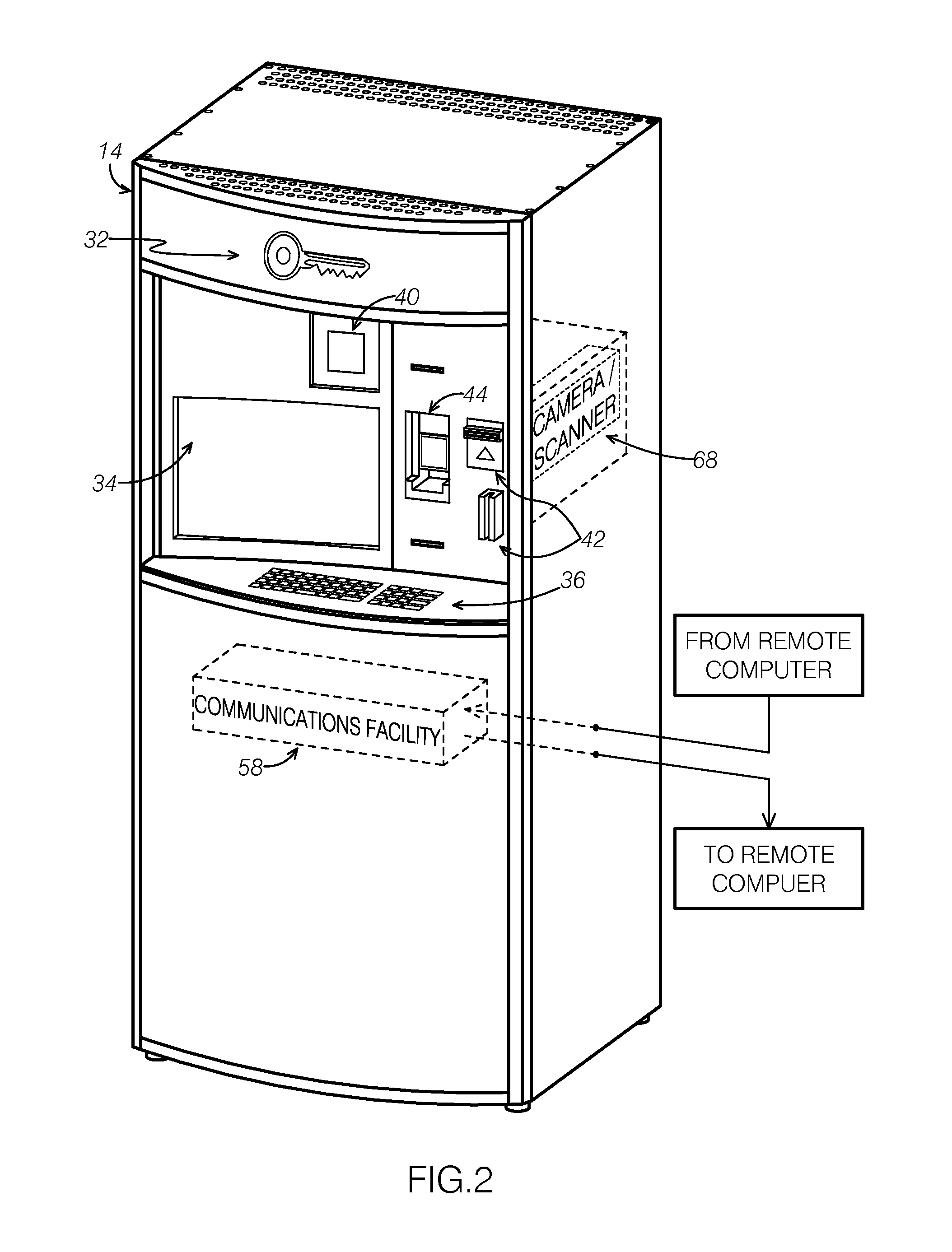 Kiosk for extracting geometric elements of a key, mapping to a master key-code database, and saving data into a customer's loyalty account